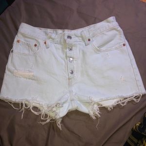 Levi Strauss Hi-Waisted Jean Shorts